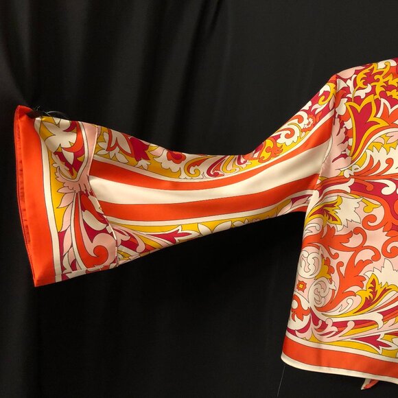 Elegant Zara London Shirt With Tie Front Bow: Size S. - Picture 9 of 11